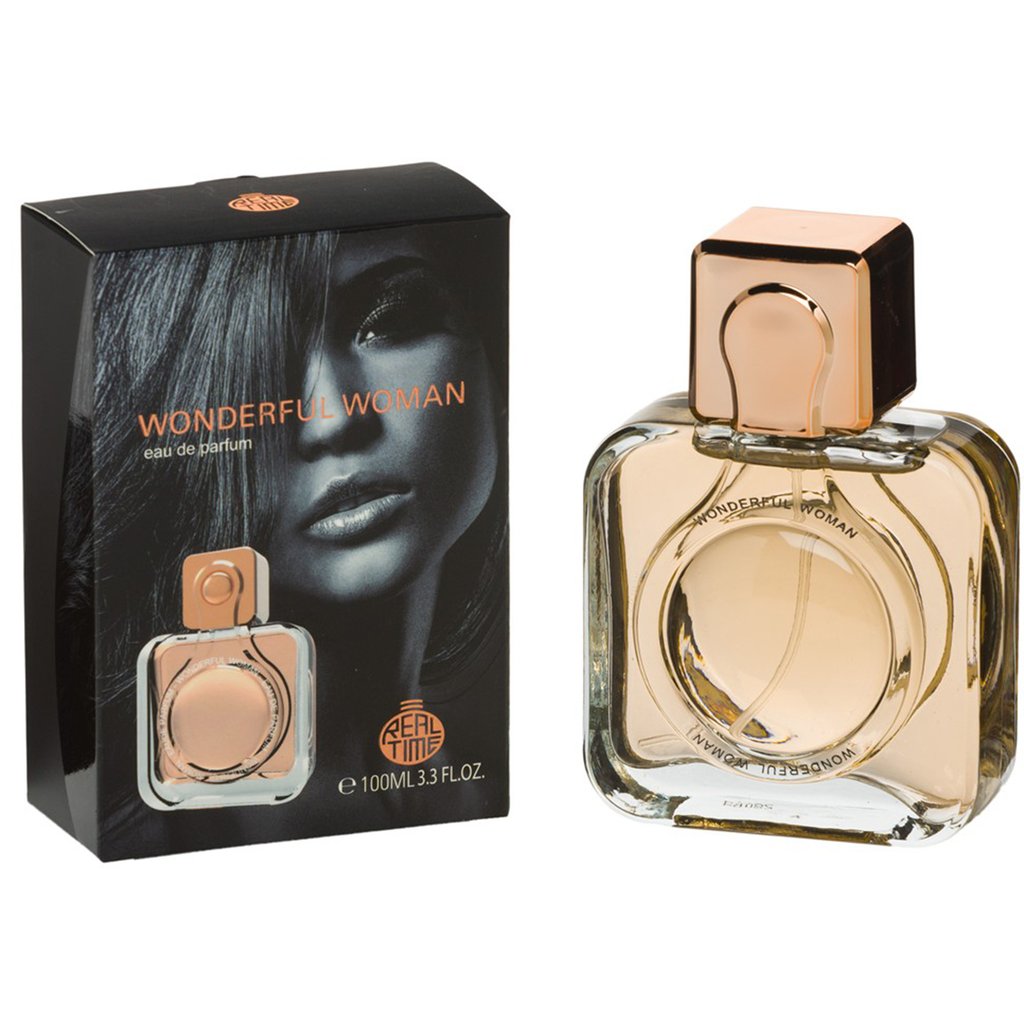 100 ml agua de perfume Wonderful woman woody, fragancia floral para mujeres