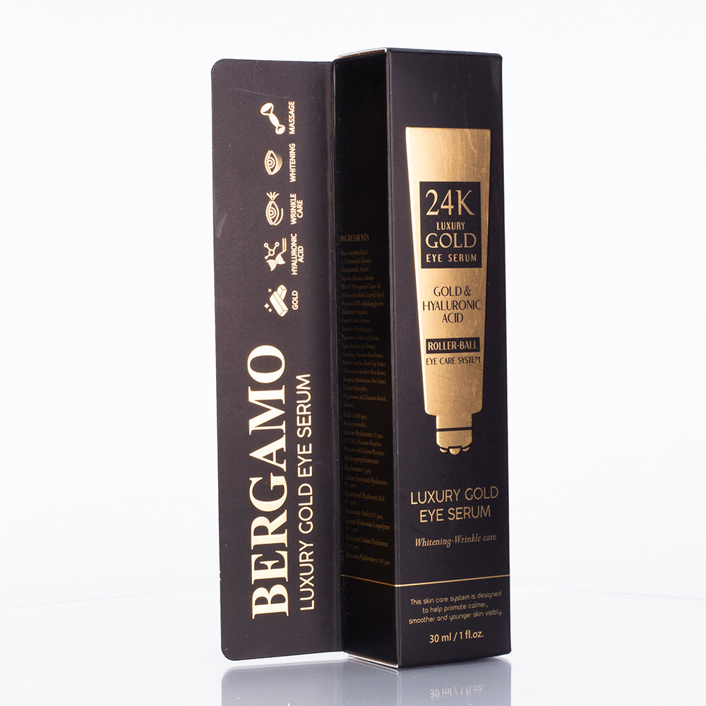 Sérum de parael contorno de ojos Bergamo 24K luxury gold