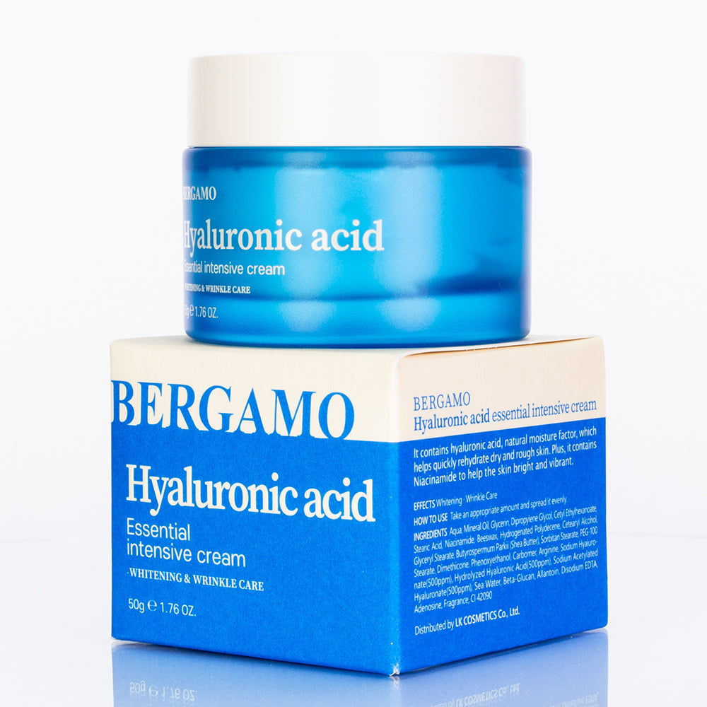 Crema esencial intensiva Bergamo con ácido hialurónico 9 