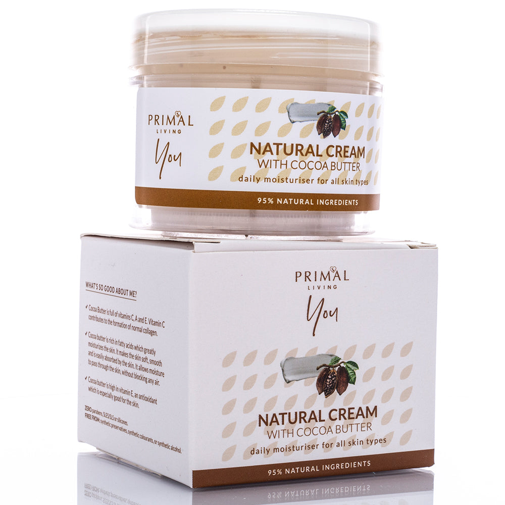 CREMA FACIAL NATURAL CON MANTECA DE COCO 100GRMS