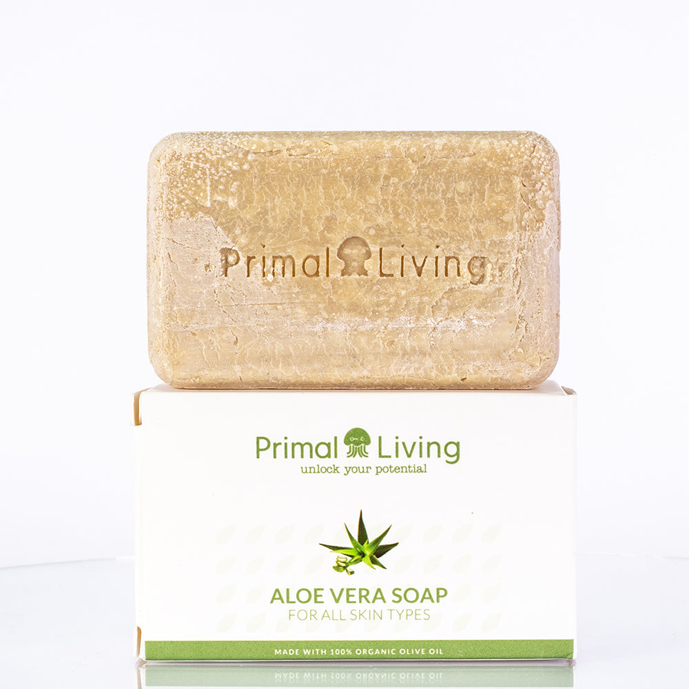 Jabón Primal Living con aloe vera 3 