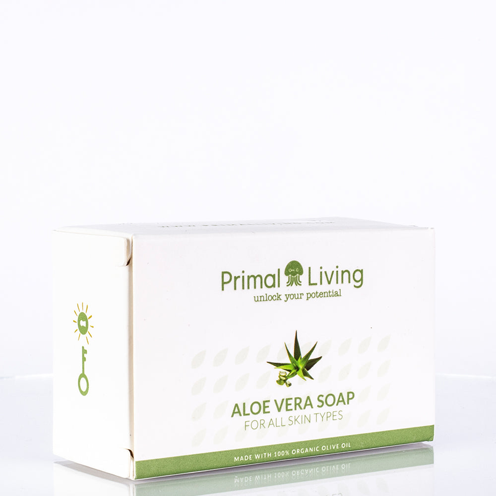 Jabón Primal Living con aloe vera 4 