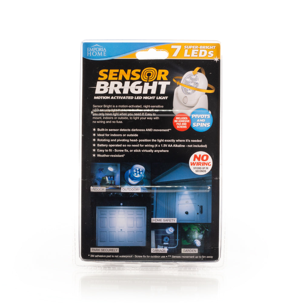 Luz con sensor Bright para interior y exterior