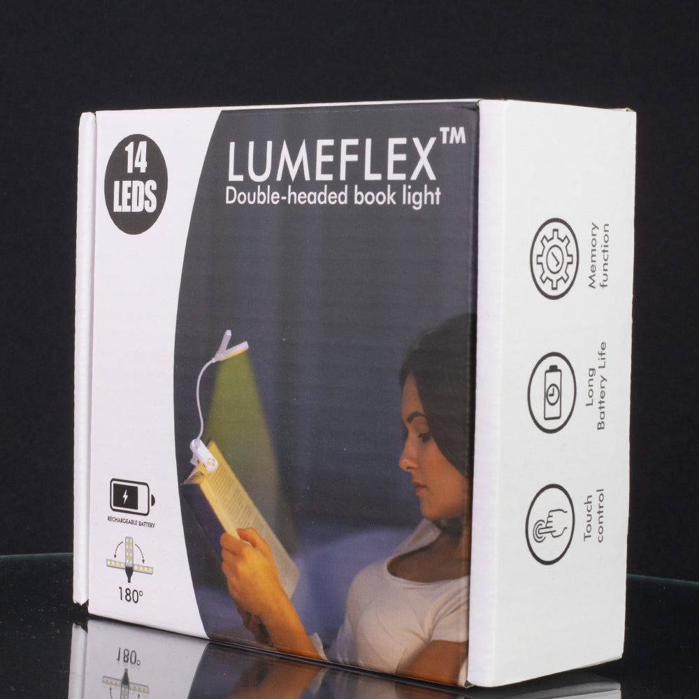 Lumeflex lámpara de lectura de doble cabezal