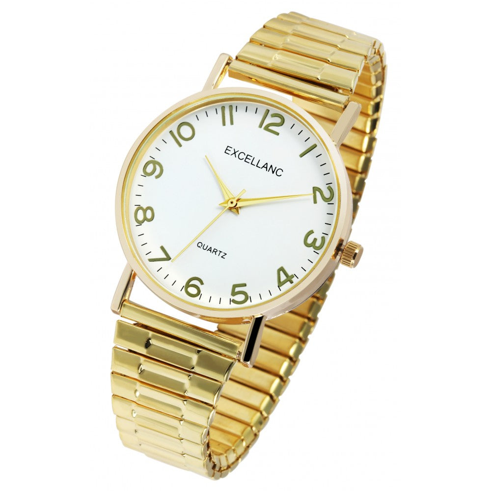 Reloj de mujer Excellanc con correa de acero inoxidable