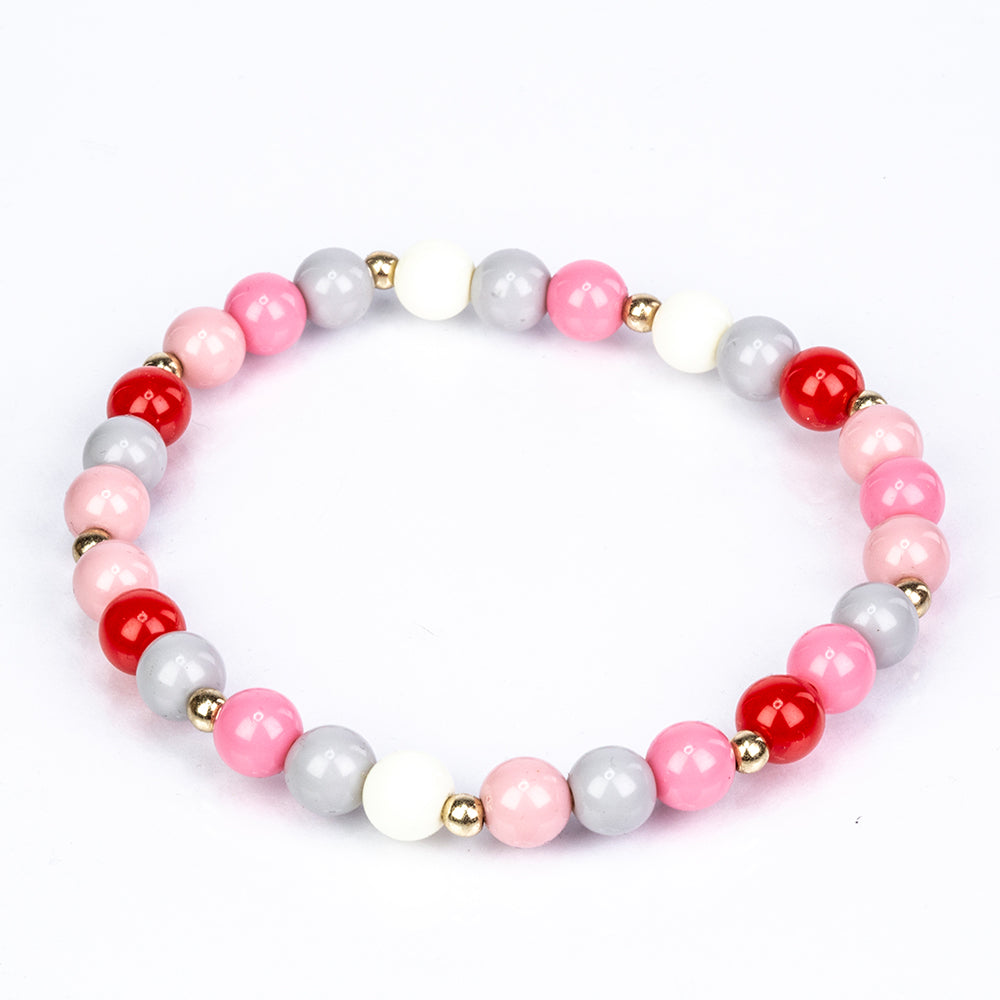 Conjunto de Aleación Bañado en Oro con Cristal Emporia® Rojo y Cristal Emporia® Blanco ( Pulsera ) 3 