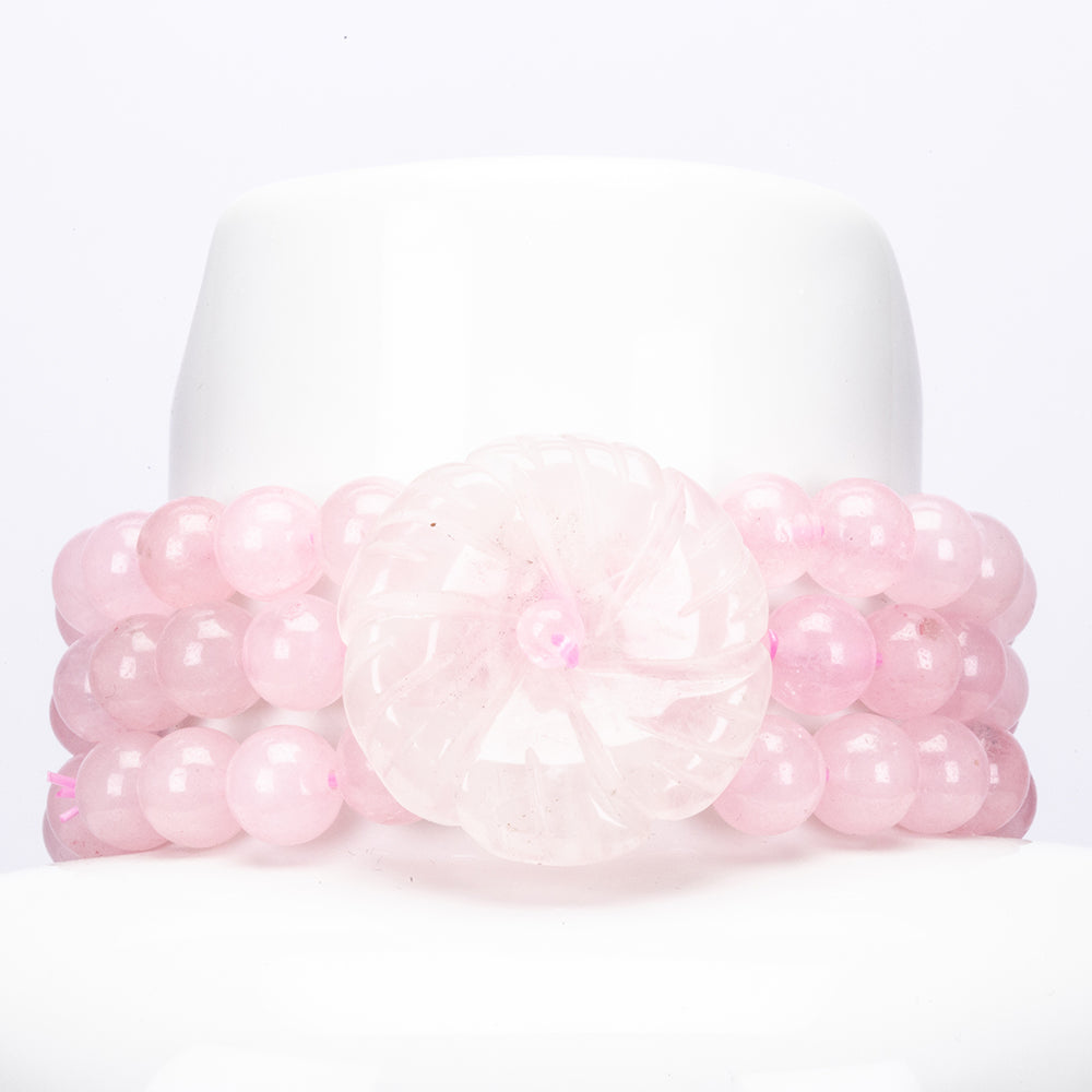 Pulsera Pepita con Cuarzo Rosado