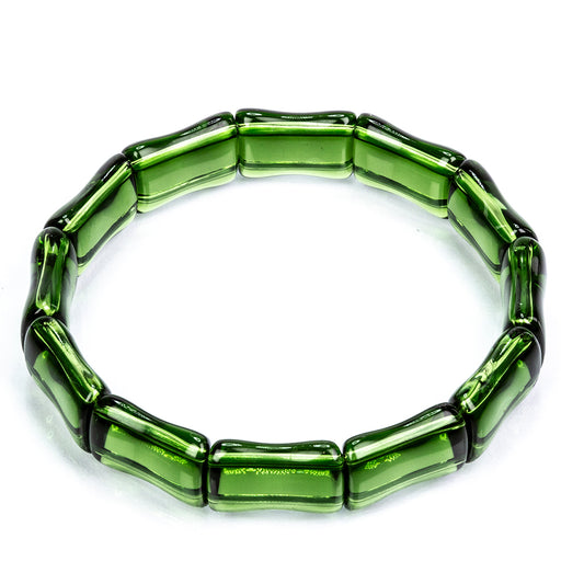 Pulsera Cuenta con Cuarzo Verde