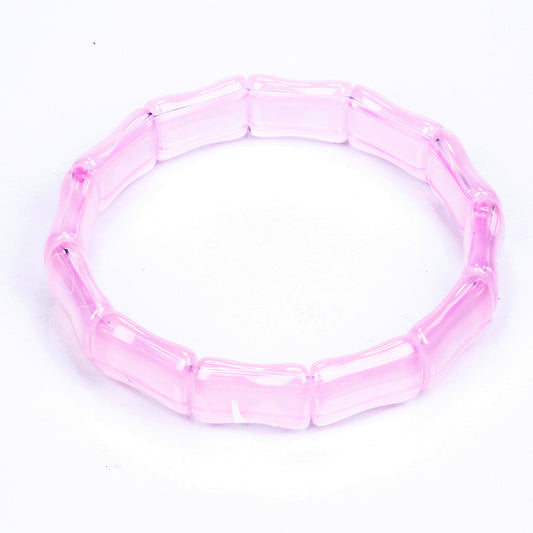 Pulsera Cuenta con Cuarzo Rosa