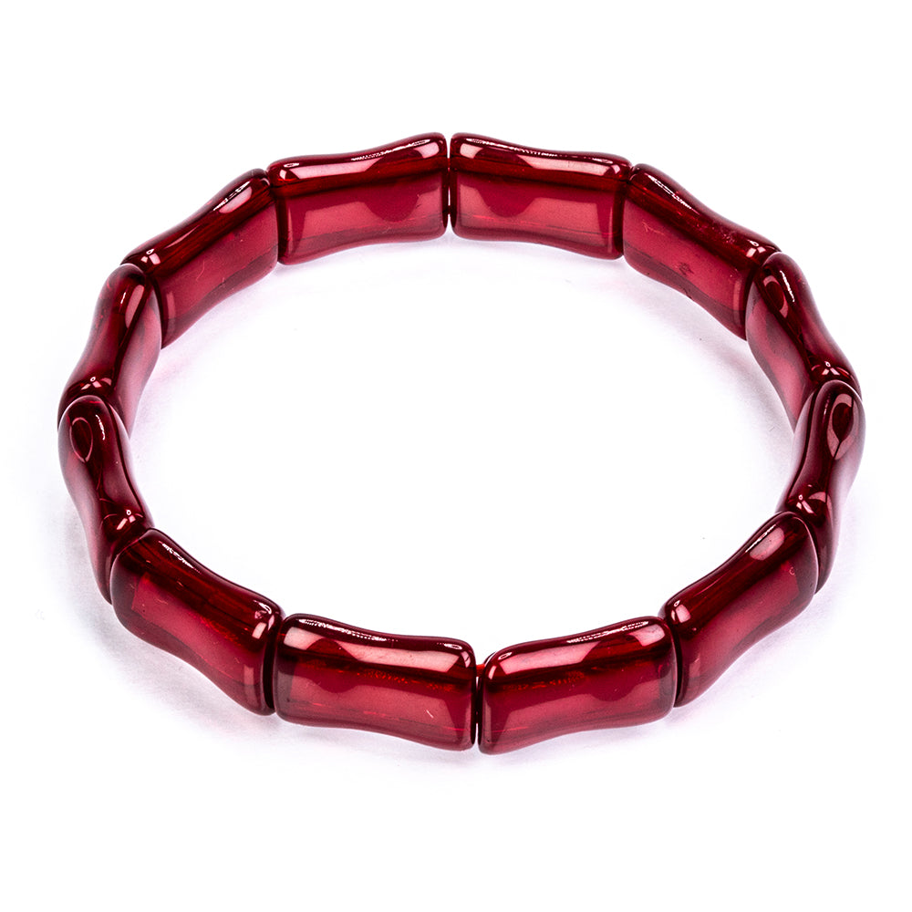 Pulsera Cuenta con Cuarzo Rojo