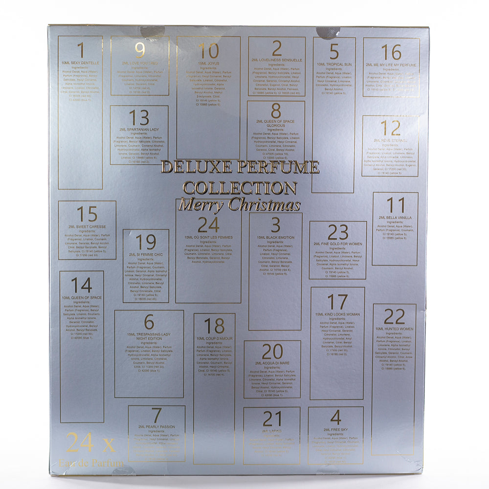 Calendario de adviento con exclusivos mini perfumes