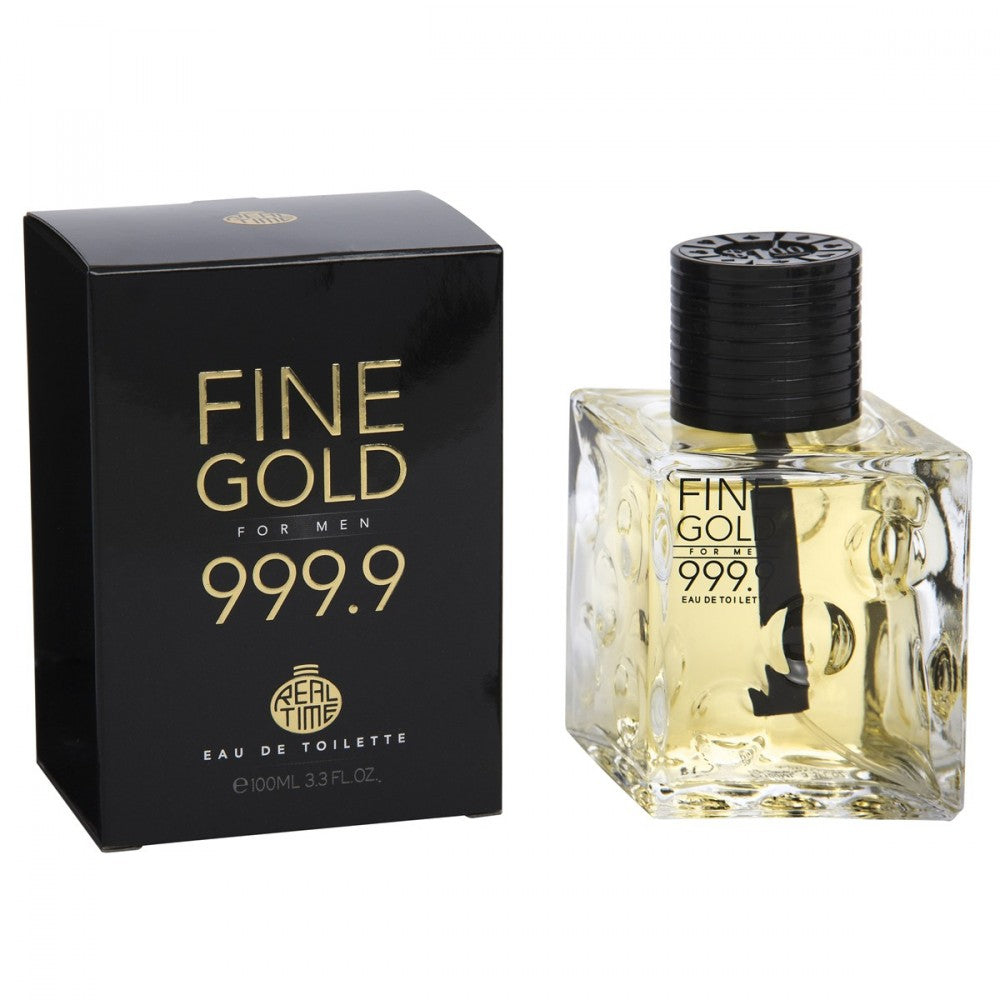 Eau de Toilette "Fine Gold" 100 ml Fragancia amaderada para hombre 1 