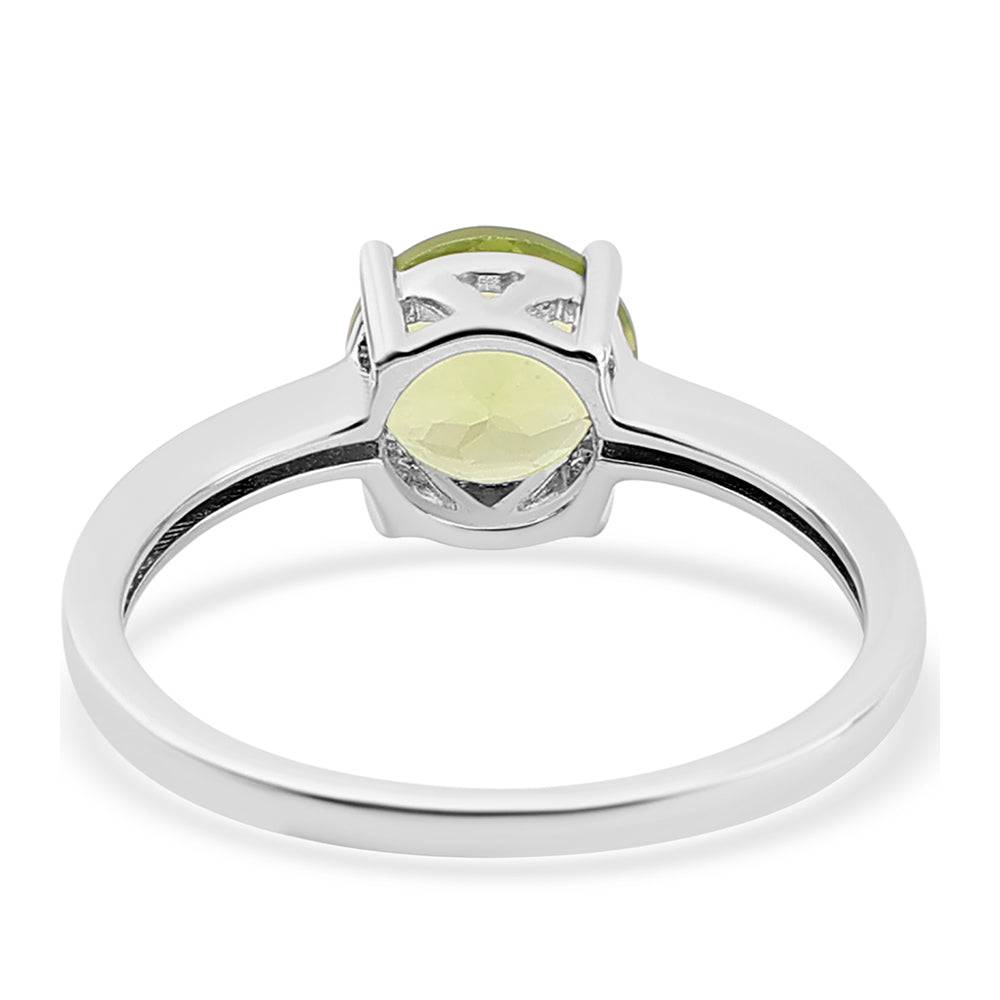 Anillo de Plata con Peridoto 3 