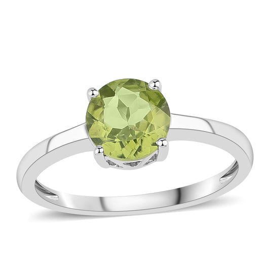 Anillo de Plata con Peridoto