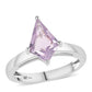 Anillo de Plata con Amatista Rosa de Francia