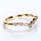 Conjunto de Plata Bañada en Oro con Rubí de Tailandia y Diamante blanco ( Anillo )