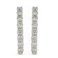 Pendientes de Oro 9K con Diamante blanco