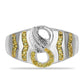 Anillo de Plata con Diamante Amarillo