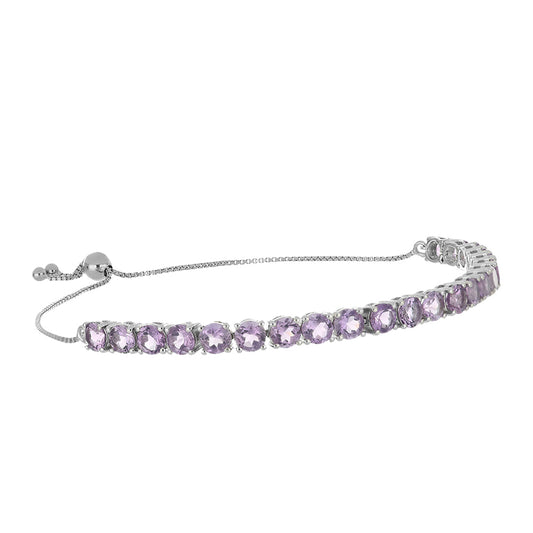 Pulsera de Plata con Amatista de Vera Cruz