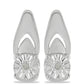 Pendientes de Plata con Diamante blanco