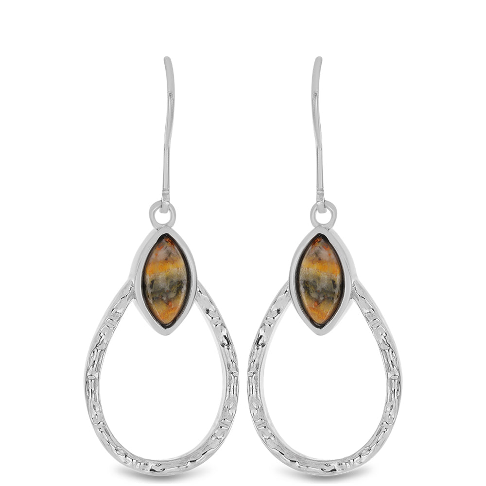 Pendientes de Plata con Jasper de Bumble Bee