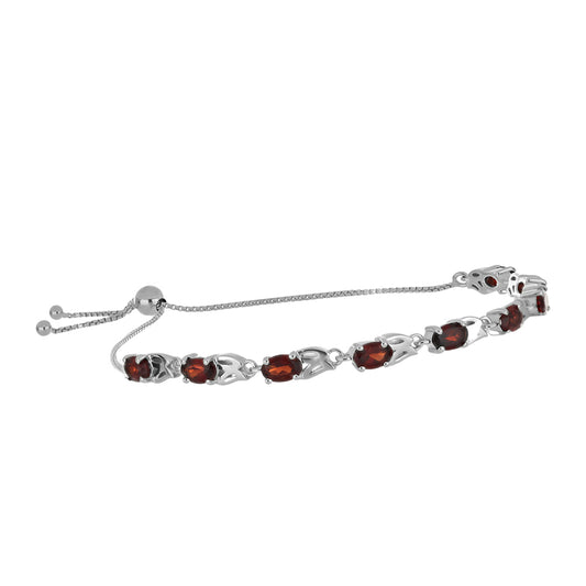 Pulsera de Plata con Granate Barton