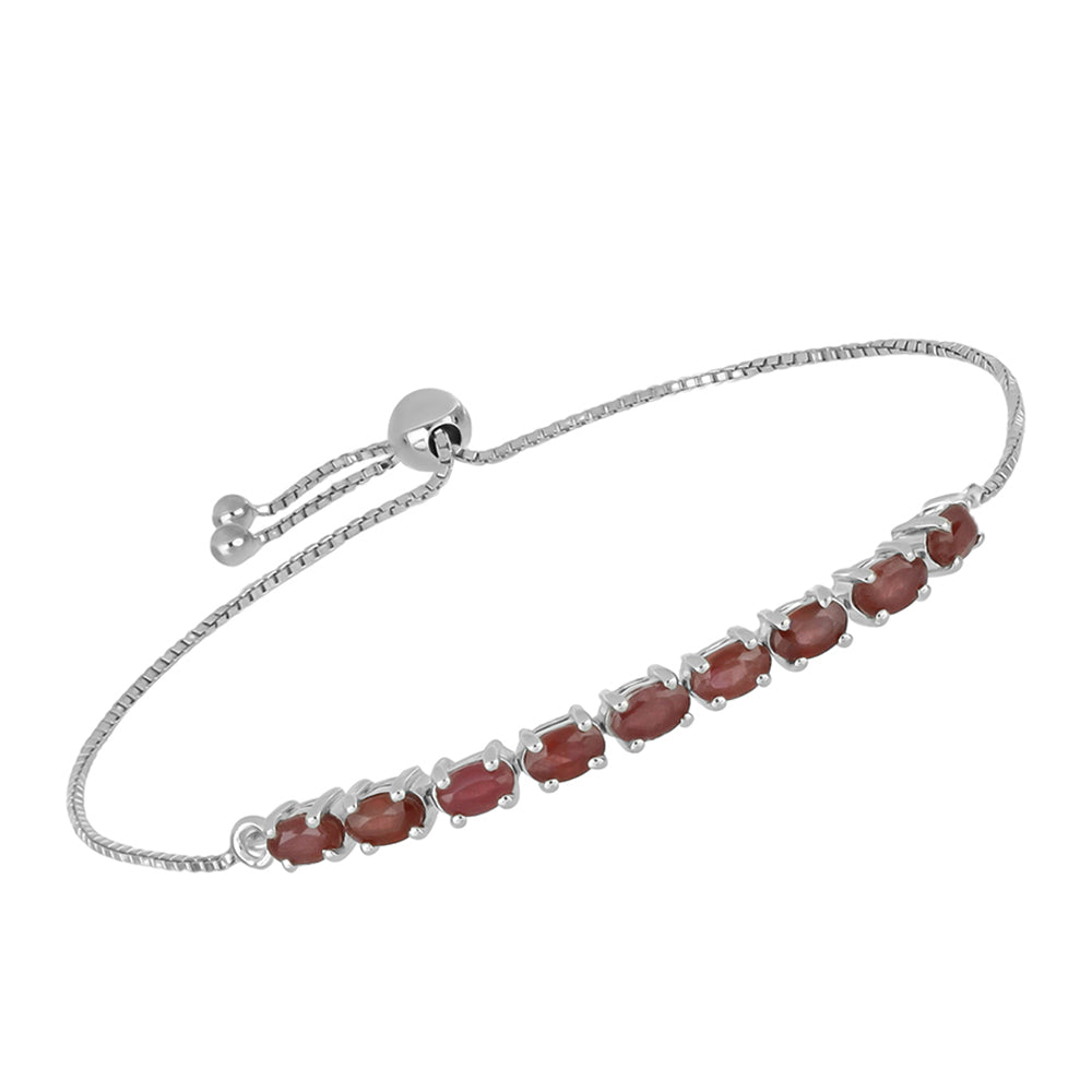 Pulsera de Plata con Rubí de Madagascar 1 