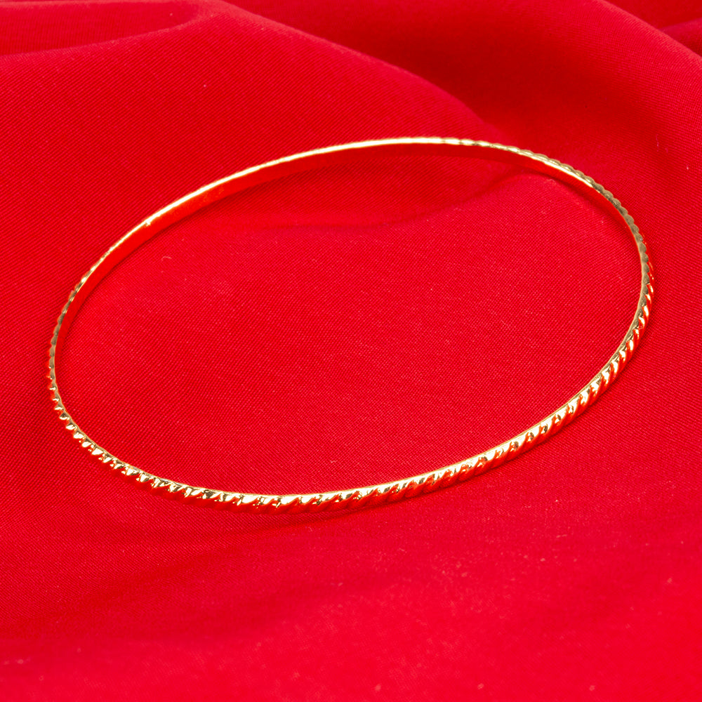 Pulsera de Aleación Bañado en Oro 4 