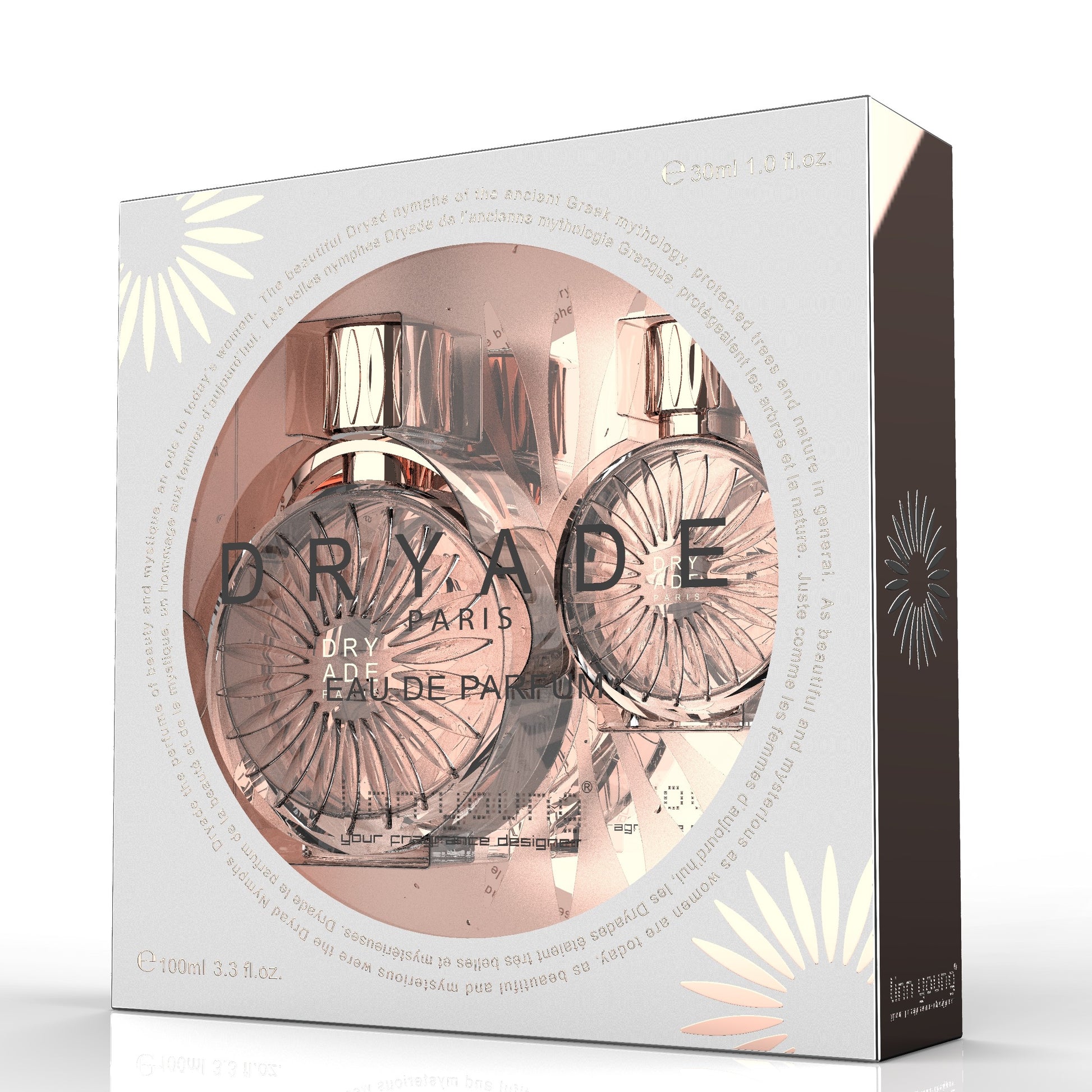 100 ml + 30 ml Eau de Perfume "DRYADE PARIS" Oriental - Fragancia Amaderada para Mujer 1 