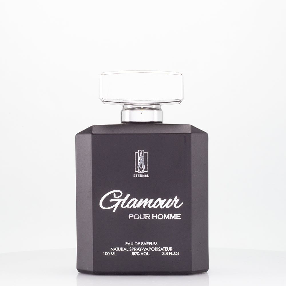 GLAMOUR BLACK 100ml Fragancia fresca para hombres 1 