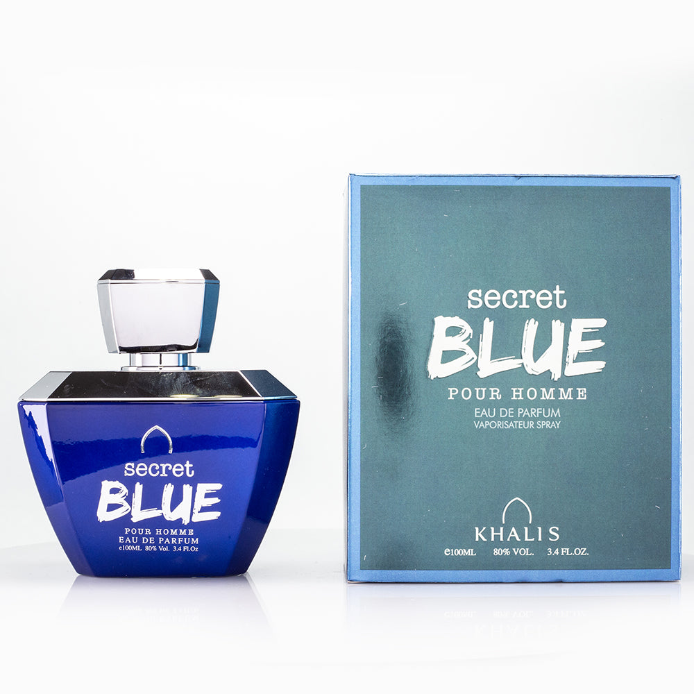 SECRET BLUE 100ml Fragancia frutal amaderada para hombres