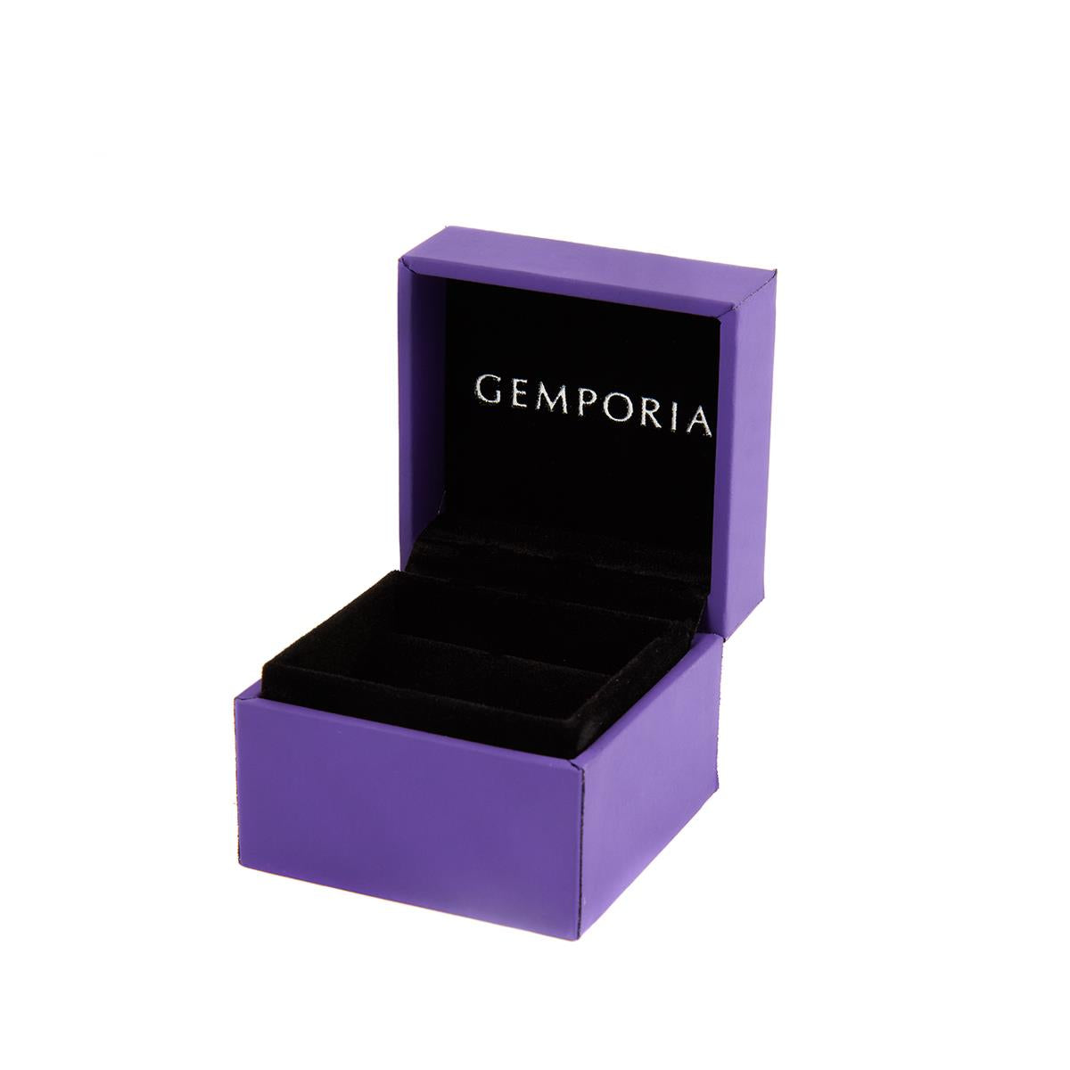 Caja para anillos Gemporia - púrpura